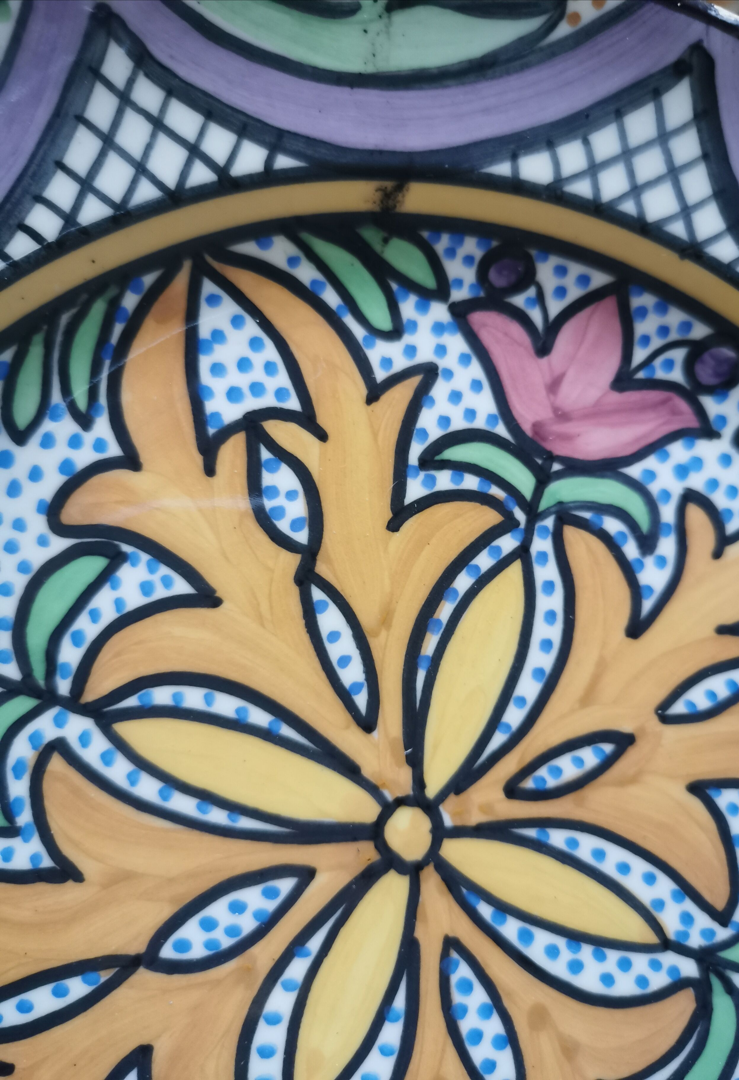 Spanish vintage plate