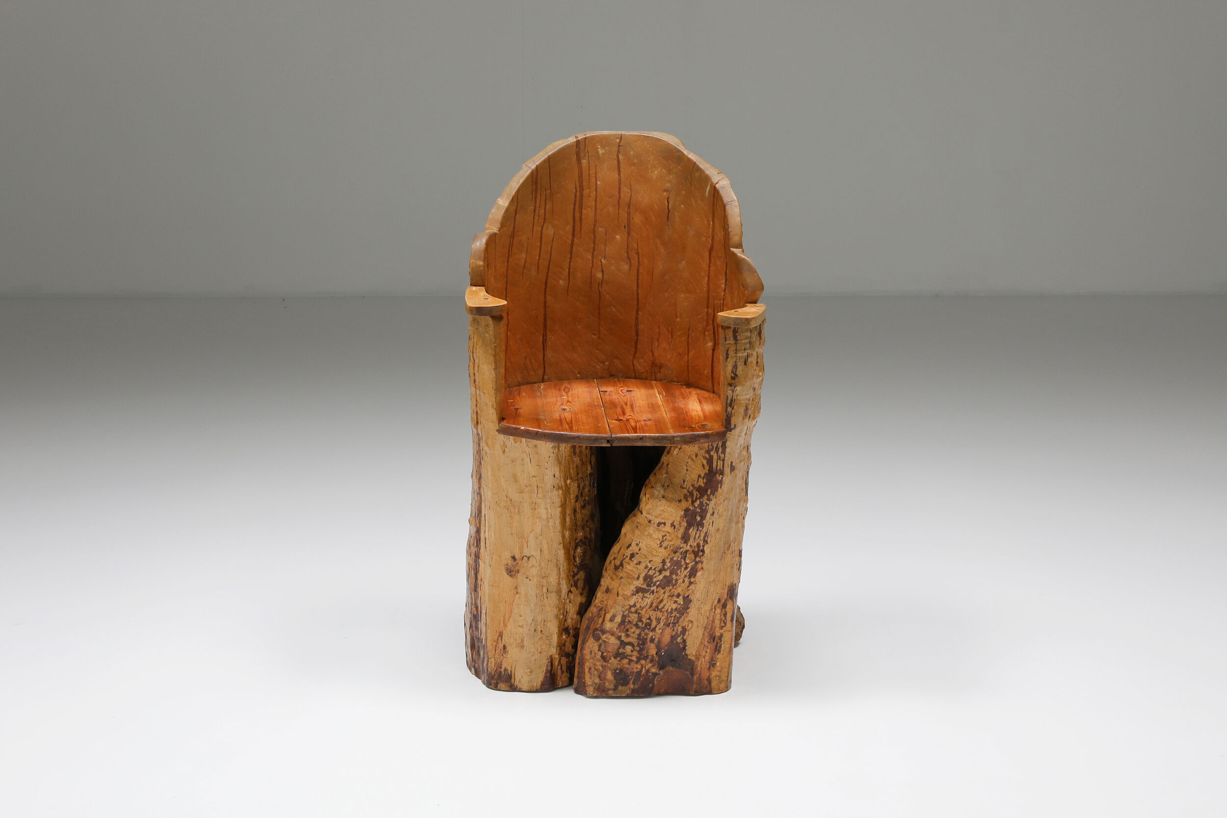 Wabi-Sabi organic wooden chair - 1830's