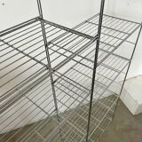 Old modular metal shelf vintage bookcase 10 design shelves from the 80s