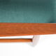 Vintage armchair "Fox" - designer H. Lis, 1970s, green bottle velvet