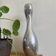 Vase vintage en métal argenté
