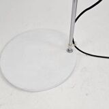 Lampadaire en métal blanc par Braun Feldweg pour Doria Leuchten, années 60