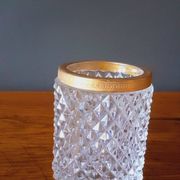 1950s Baccarat crystal and gold-plated metal smoker's kit
