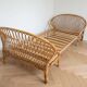 Vintage rattan bed