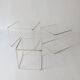 Ensemble de trois tables gigognes design Max Sauze 1970