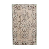 4x7 classic floral vintage tapis rug, 211x125cm