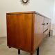 Ancienne enfilade vintage style scandinave design des années 60 bois pied métal