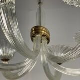 Venetian chandelier in murano glass by seguso circa 1950