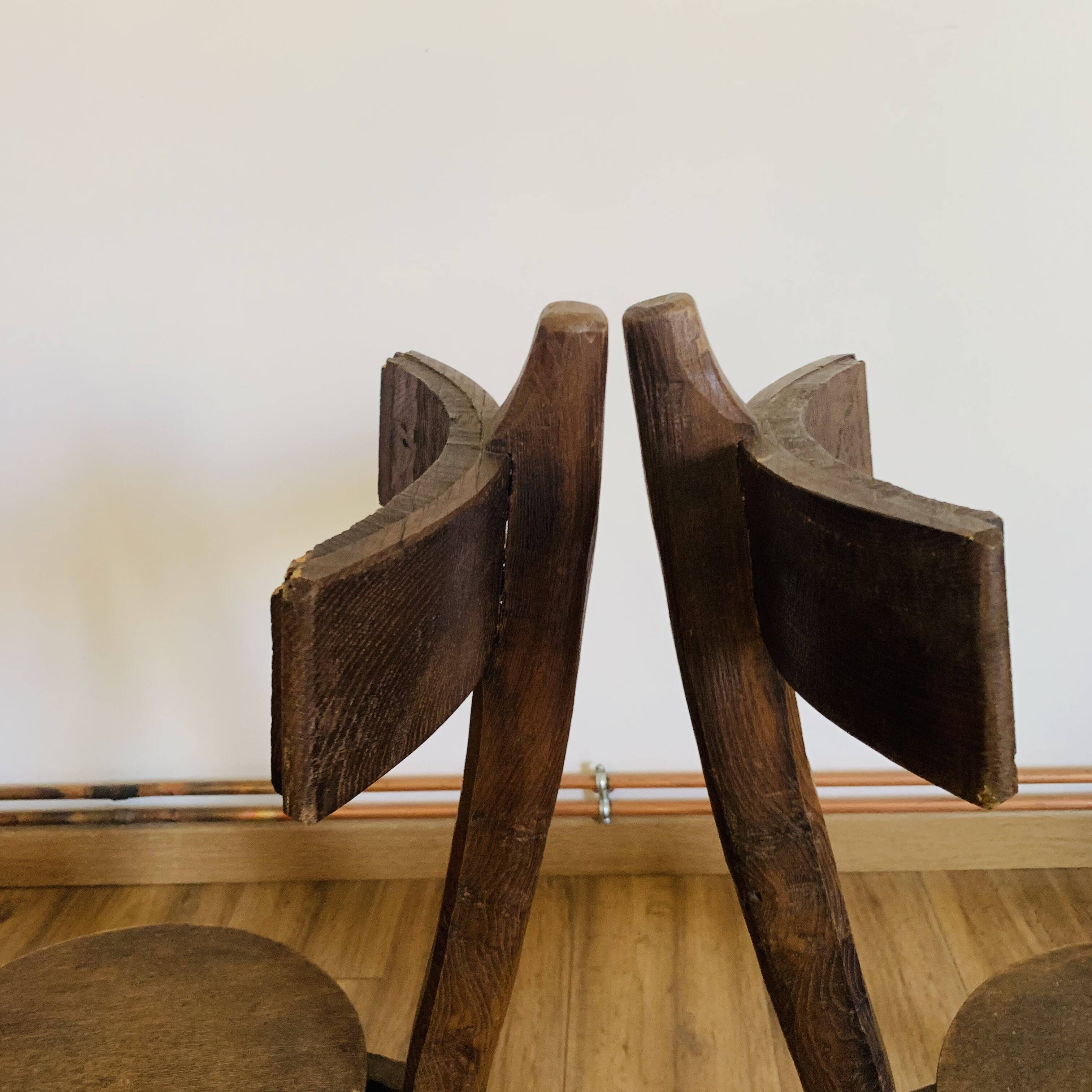 Pair of Brutalist Chairs