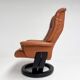 Hjort Knudsen relax chair with ottoman, 1990’s