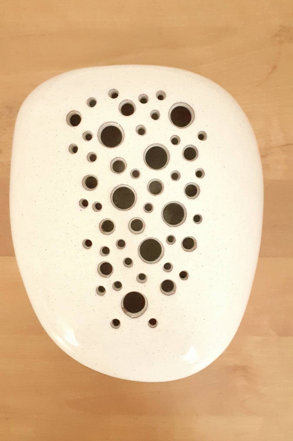 Pebble ceramic flower pick Jean Fradin 70's