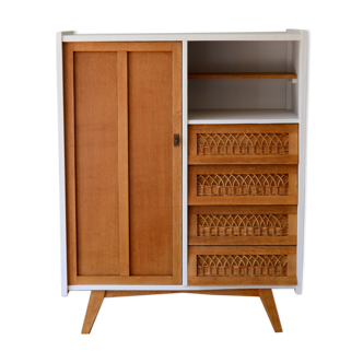 Rattan cabinet