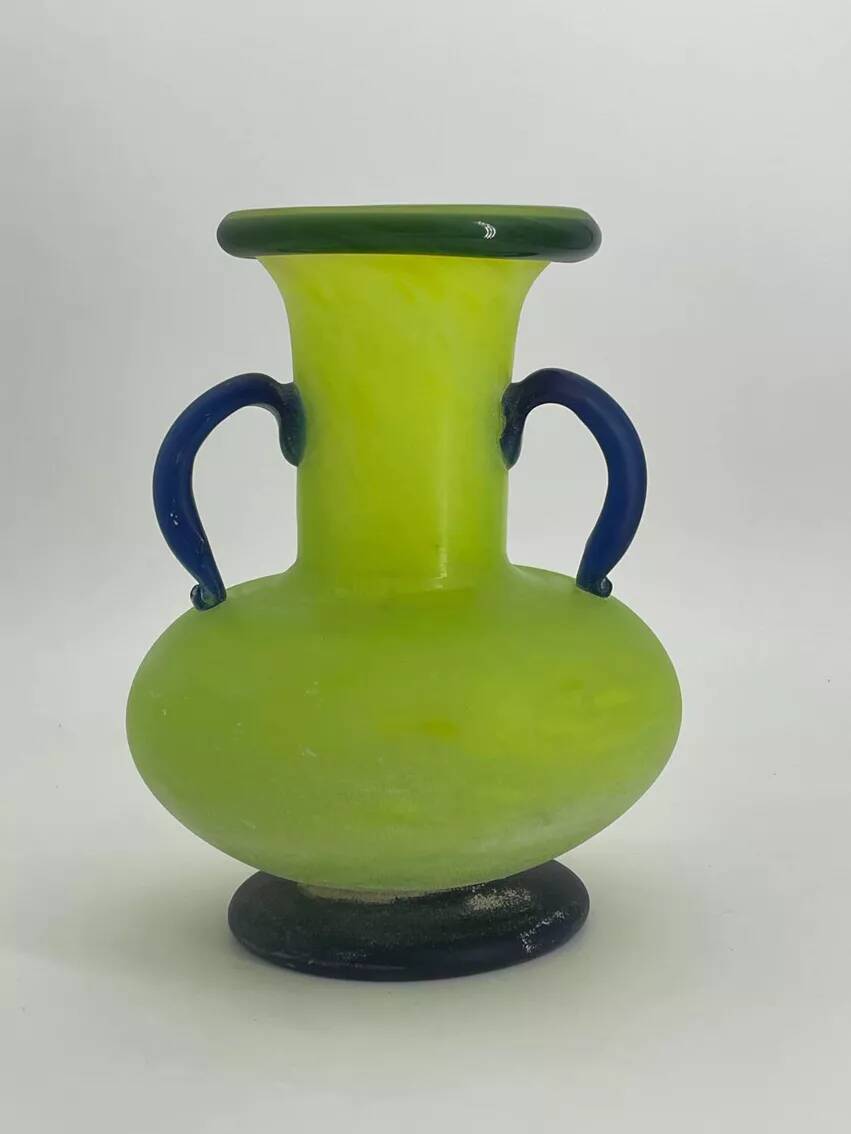 Vintage glass paste vase