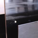 Porte revues 70's plexi noir Roche bobois