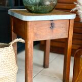 Wooden chest stool