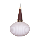 Teak hanging lamp Rispal years 60