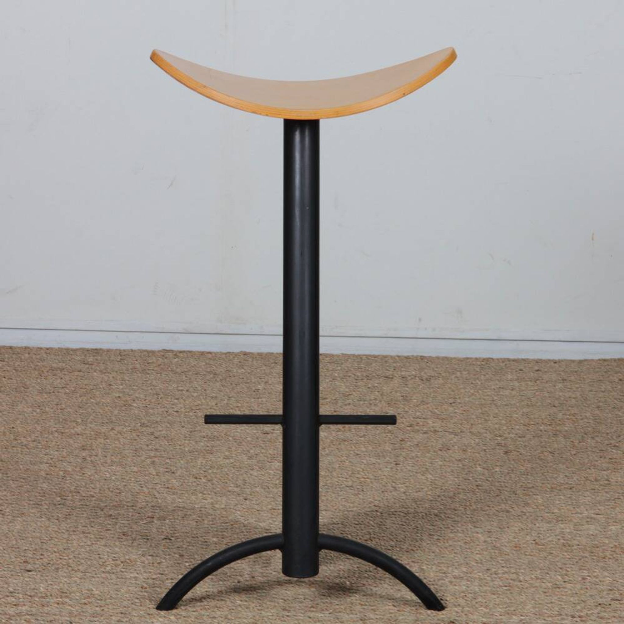 Platform bar stool by Maurizio Peregalli for Zeus, 1980