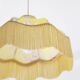 Suspension vintage florale imprimée avec franges