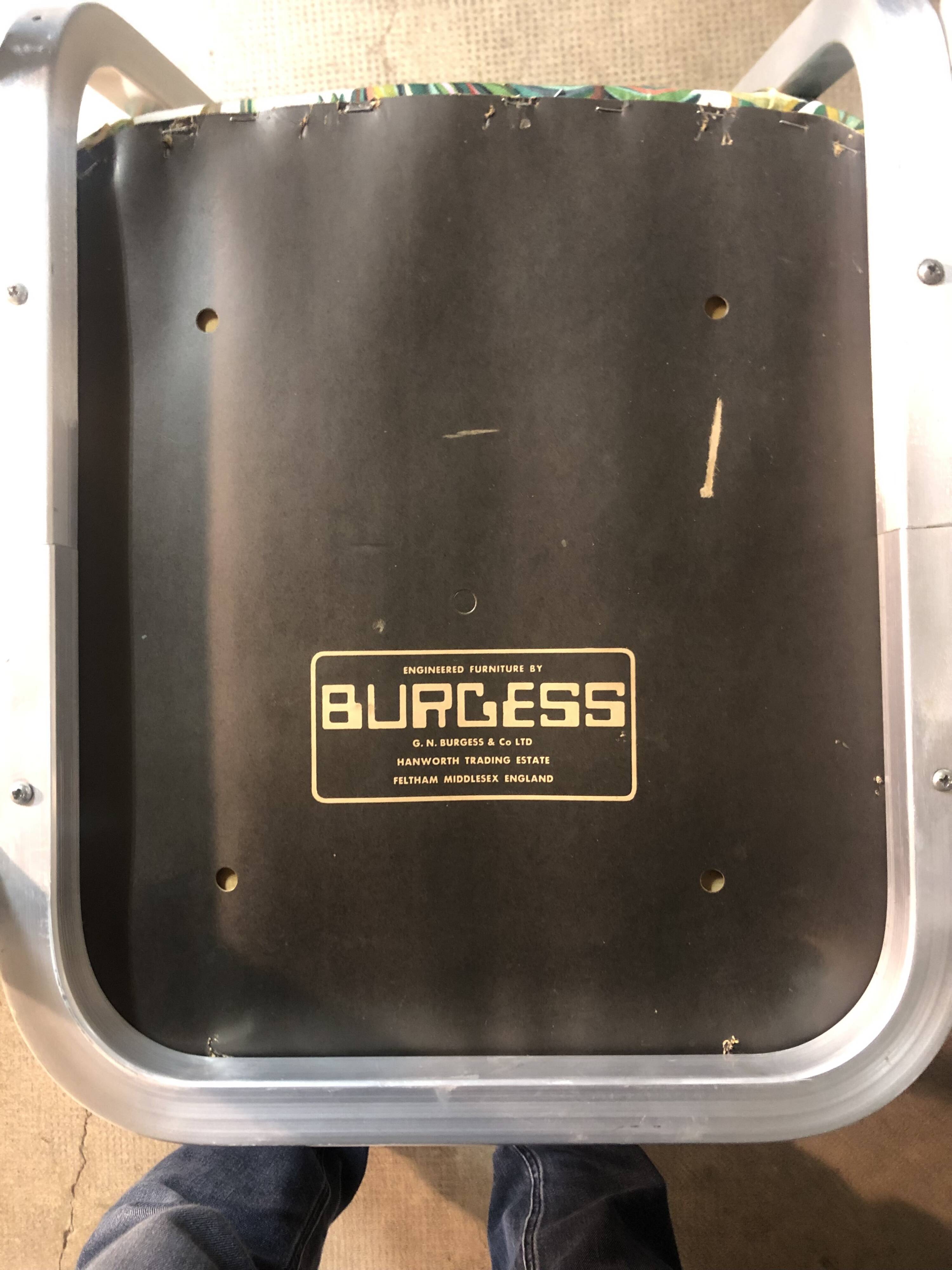 Aluminum chairs covered with Yasmine All overdose multicolor fabric Maison Thevenon arma Burgess