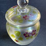 Non-selfish night service - art nouveau - hand-decorated satin blown crystal