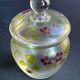 Non-selfish night service - art nouveau - hand-decorated satin blown crystal