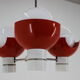 Space Age Chandelier by Napako, Czechoslovakia, 1970s