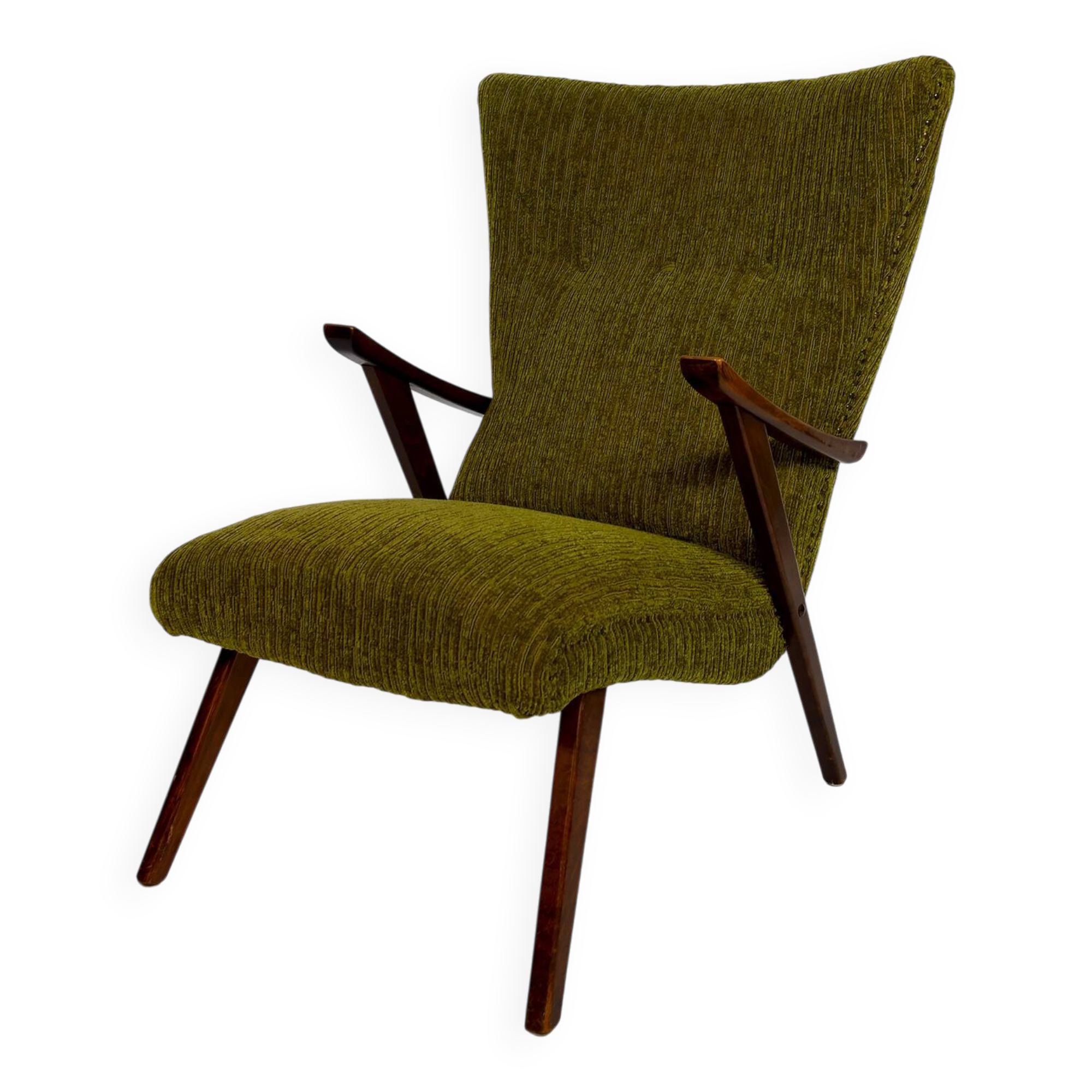 Wingback armchair, Modernist design 1960s – Rare original piece