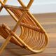 Magazine holder bamboo wood and rattan 1960s