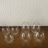 Crystal cognac glass set