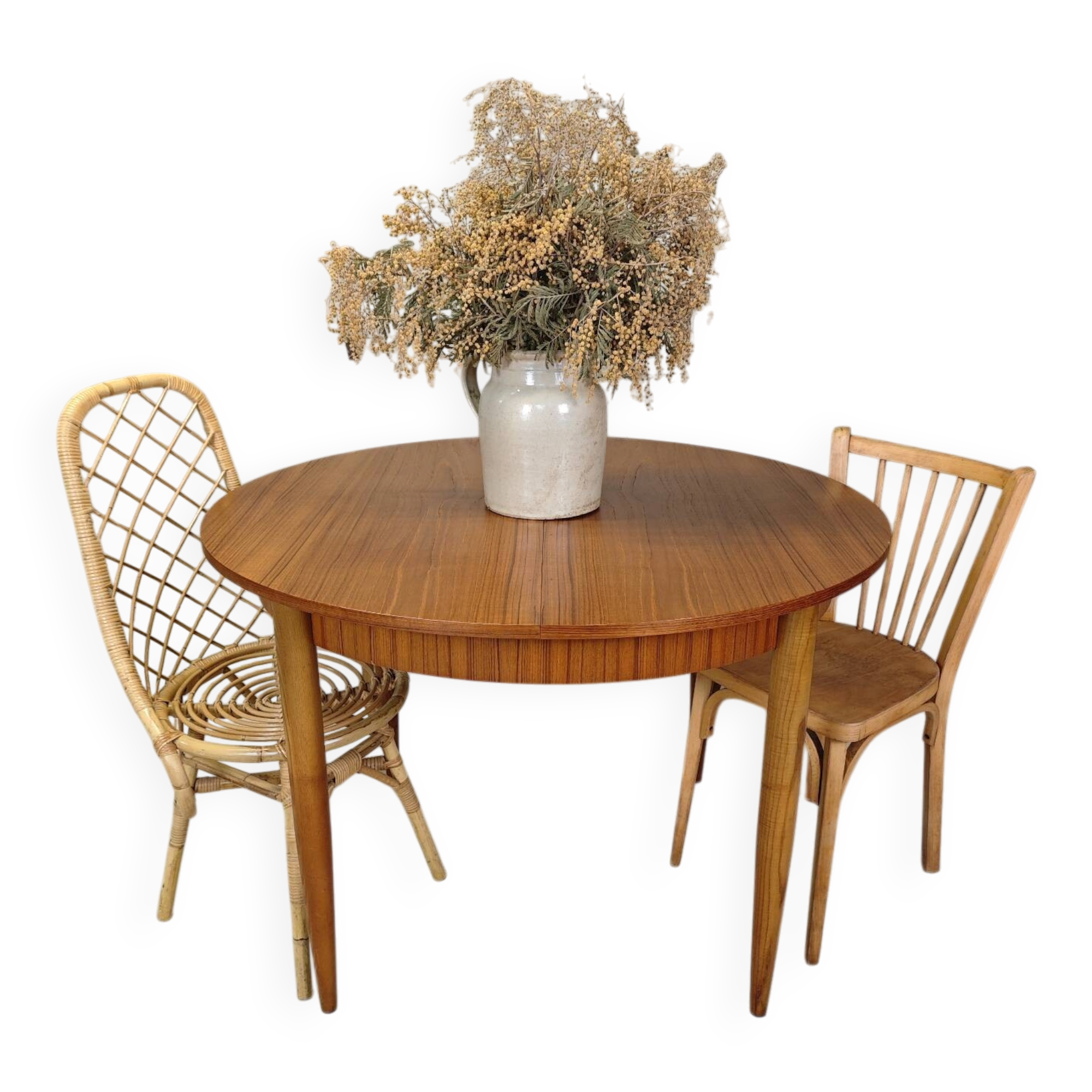 Table ronde extensible