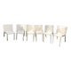 Chaises blanches Slick Slick Philippe Starck XO Design années 80