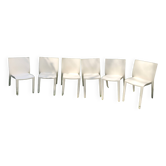 Slick white chairs by Philippe Starck, XO Design, 1980s