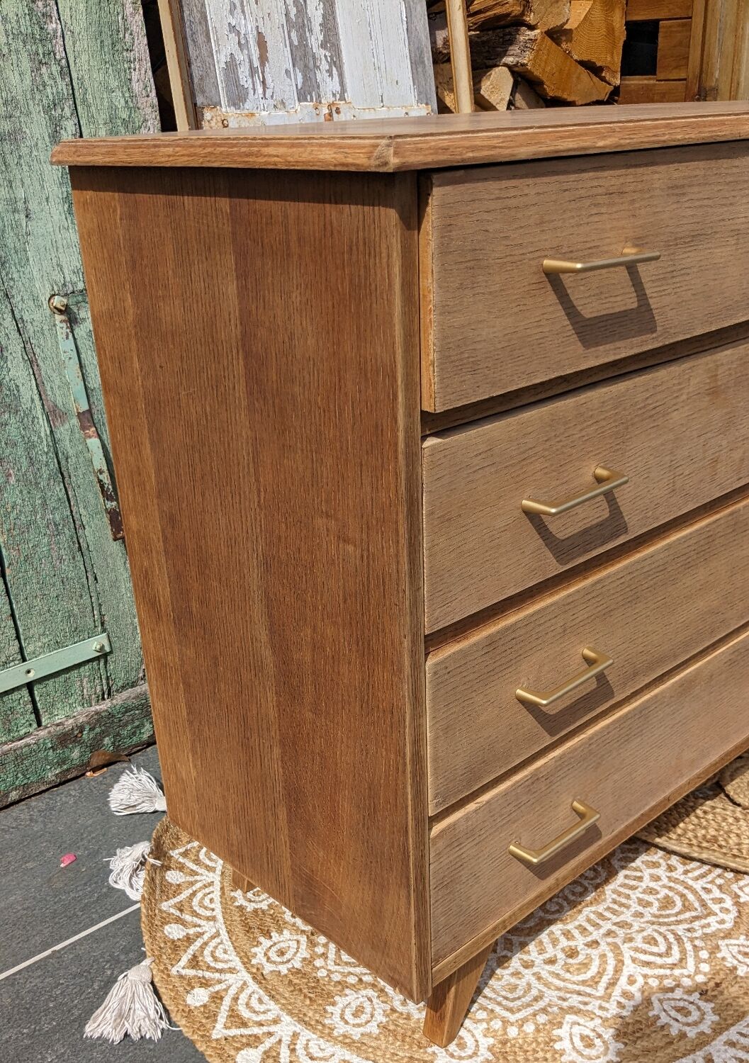 Commode pieds compas vintage