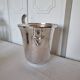 Elegant 1960s Art Deco silver-plated champagne bucket