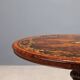 Antique walnut and rosewood table with floral inlays, Netherlands, 19th century.
