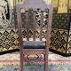 Suite of 6 Louis XV solid oak style chairs