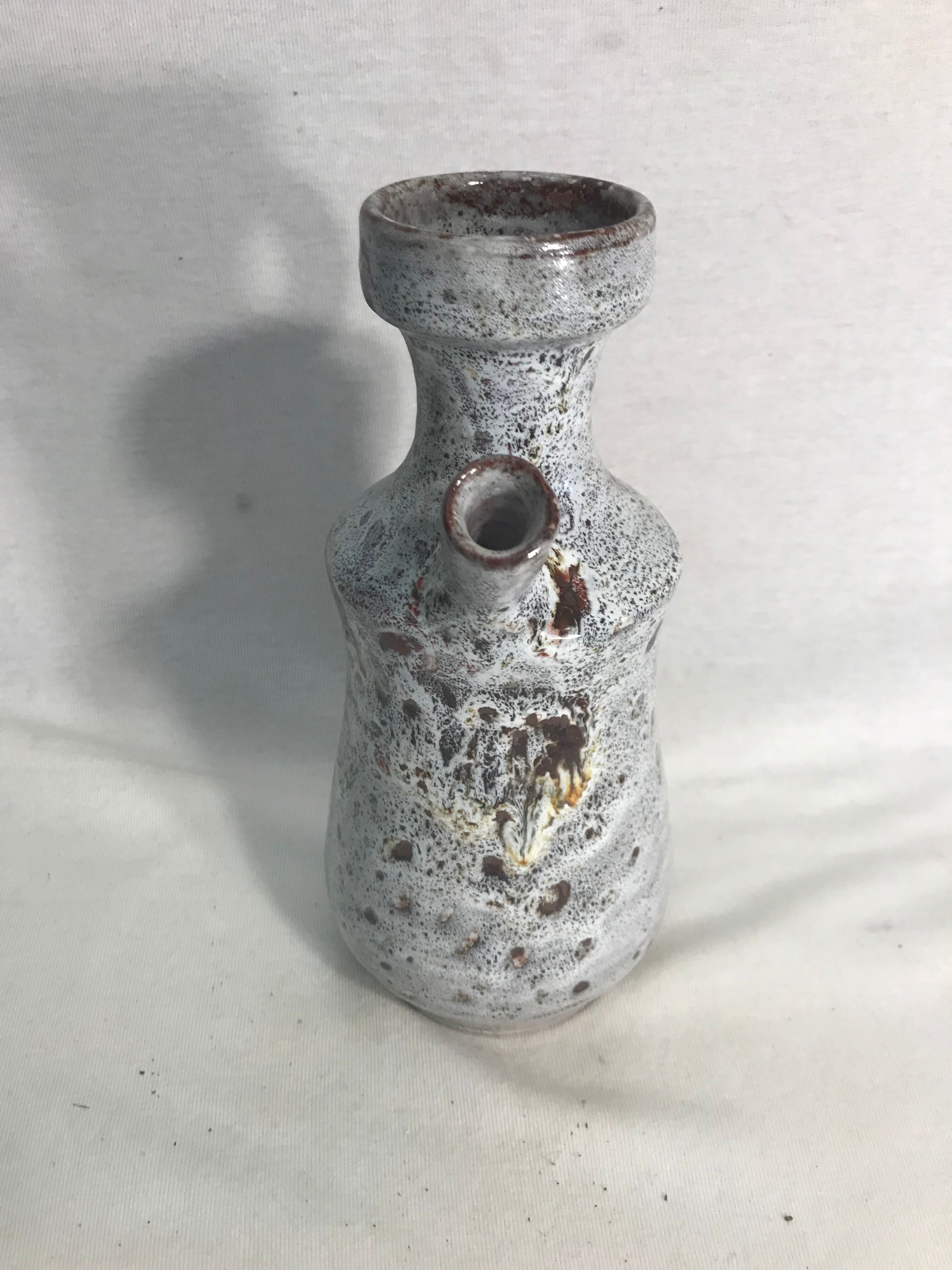 Former pitcher vallauris enamelled ceramic