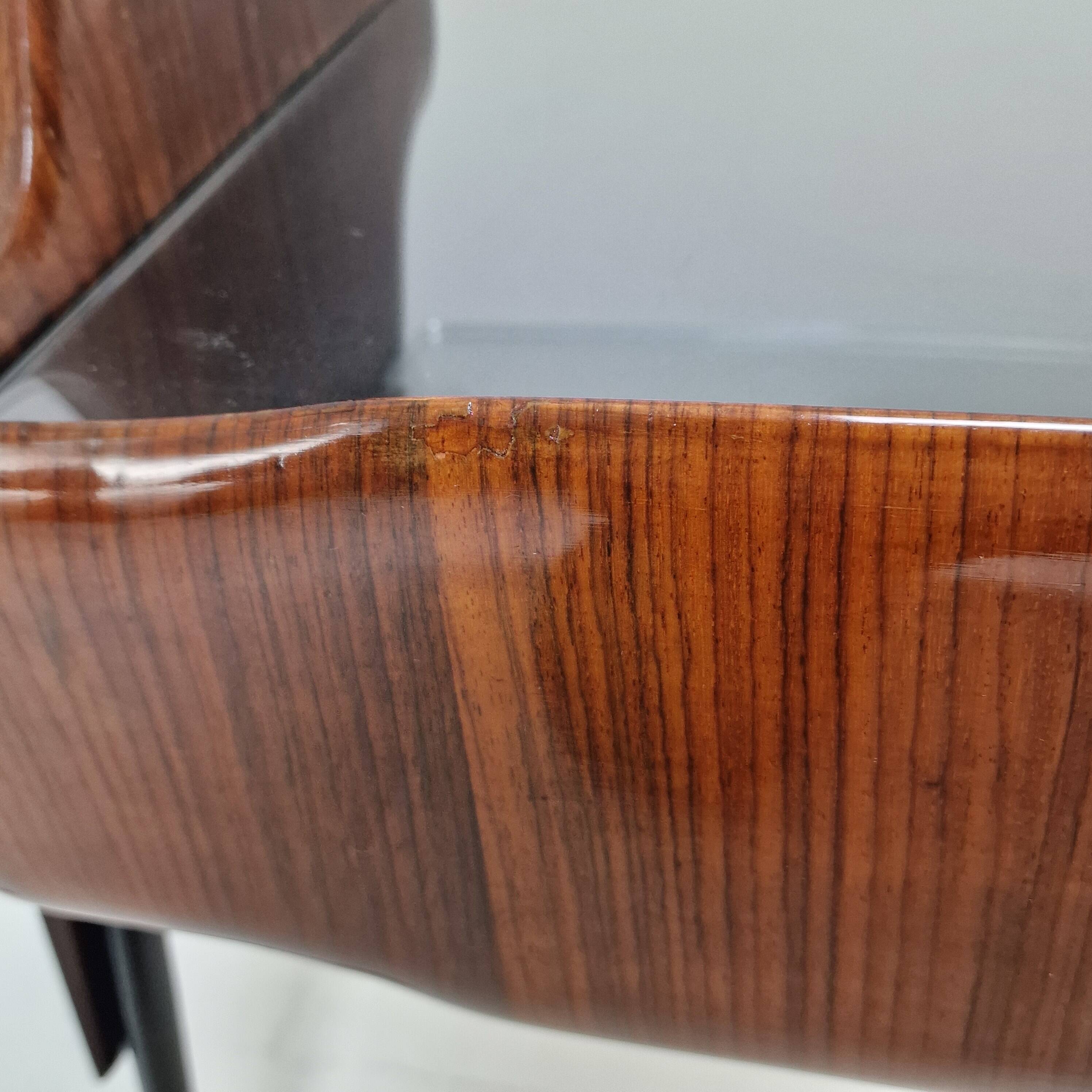 Ico Parisi Style Bedside Tables or Nightstands, Italy 1950's