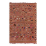 Vintage Turkish Oushak Rug Handwoven 95x140 cm