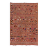 Vintage Turkish Oushak Rug Handwoven 95x140 cm