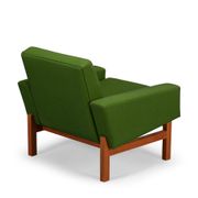 Green AP34/1T armcchair by Hans J. Wegner for A.P. Stolen, 1960s