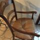 Solid cherry armchair