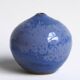 Set of 4 blue ceramic vases - Antonio Lampecco