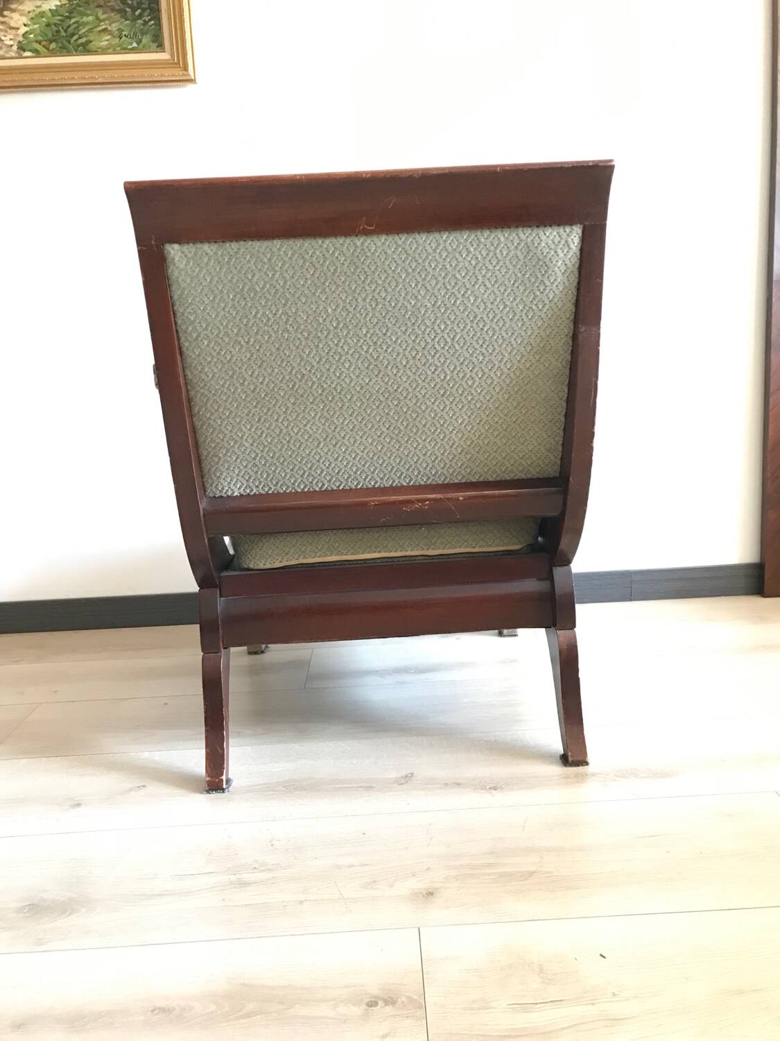 1 Empire style armchair / Consulate period Return from Egypt from the 60s