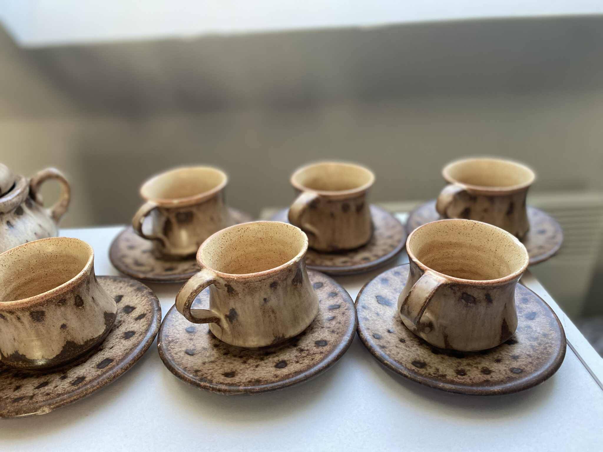 Old Vallauris coffee set