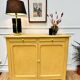 Buffet parisien vintage jaune miel
