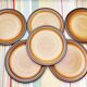 Meylan St Amand stoneware dinner plates