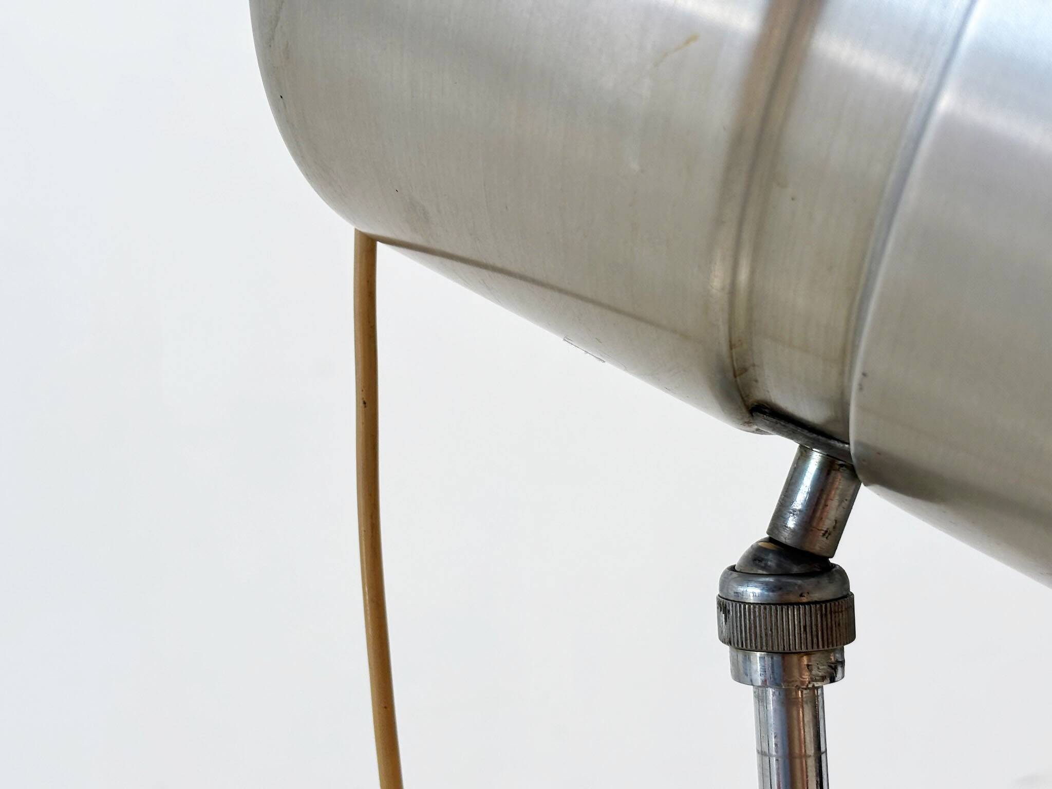 Chrome French floor lamp