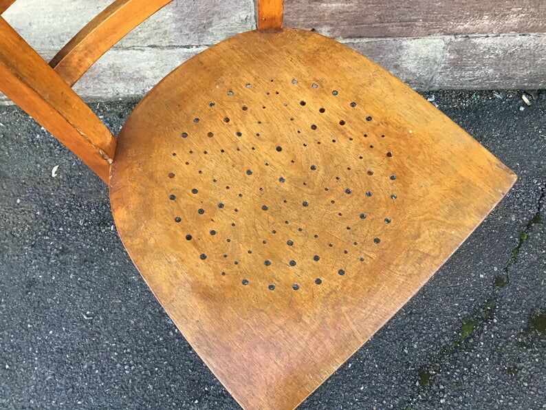 4 chairs vintage bistro 1960s