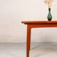 Dining table Svend Aaage Madsen in vintage teak, mid-century Danish from the 1960s.